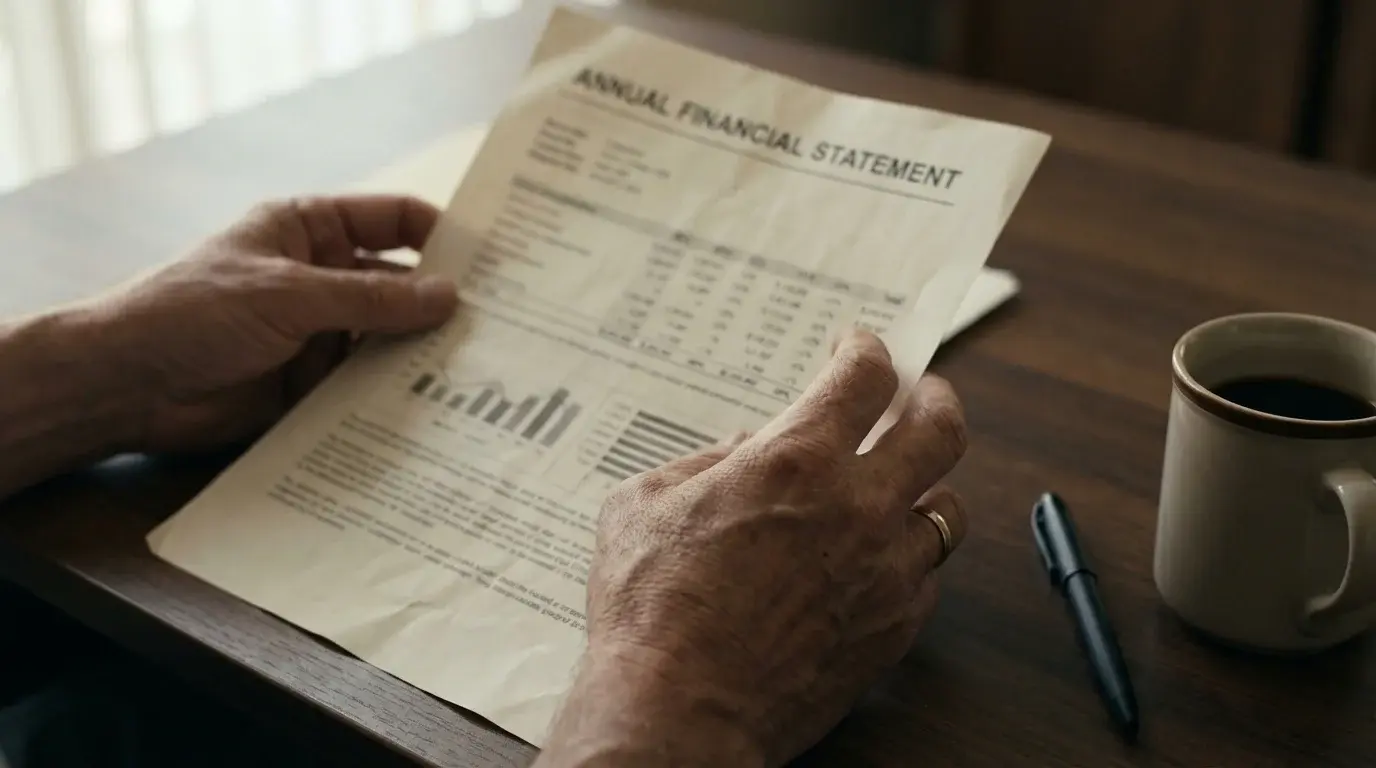 Does GamStop affect your credit score — person reviewing a credit report document