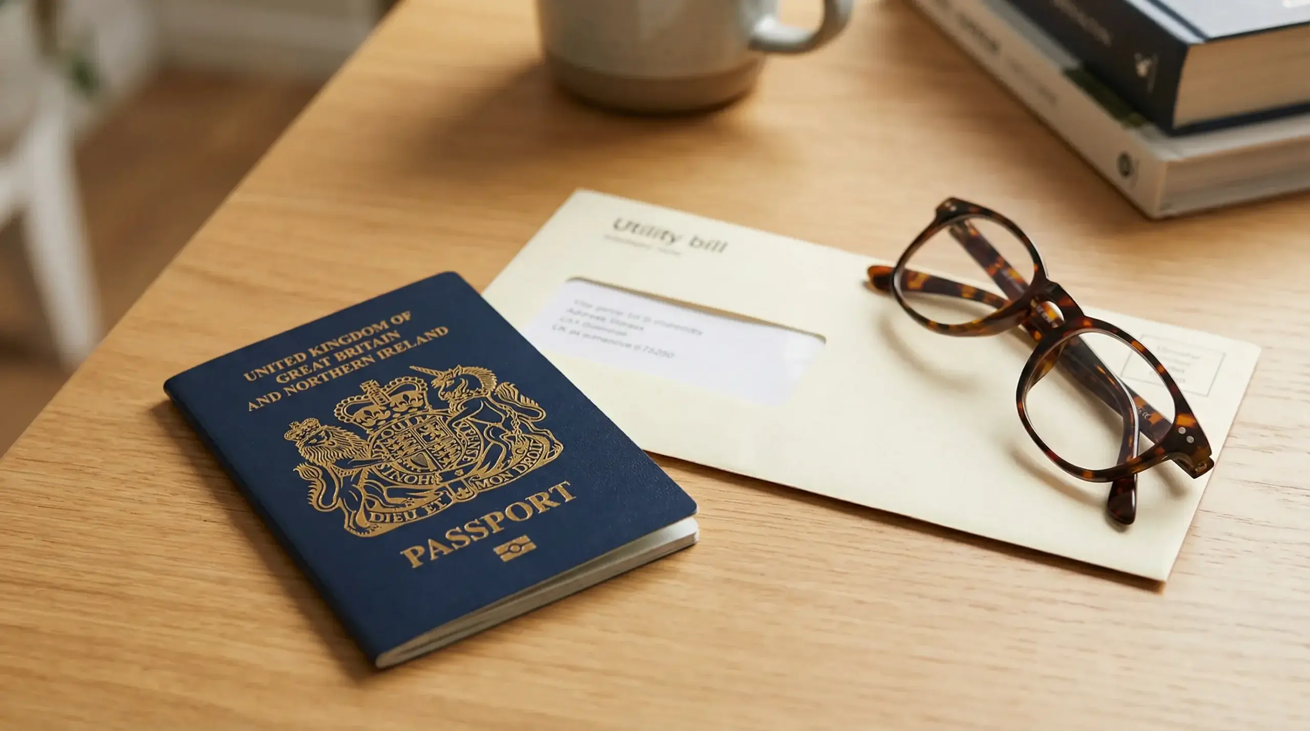 GamStop identity verification — passport and documents on a desk ready for a verification call