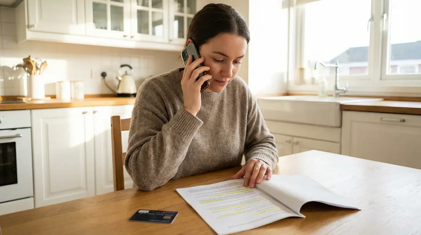 GamStop removal process — person making an identity verification phone call