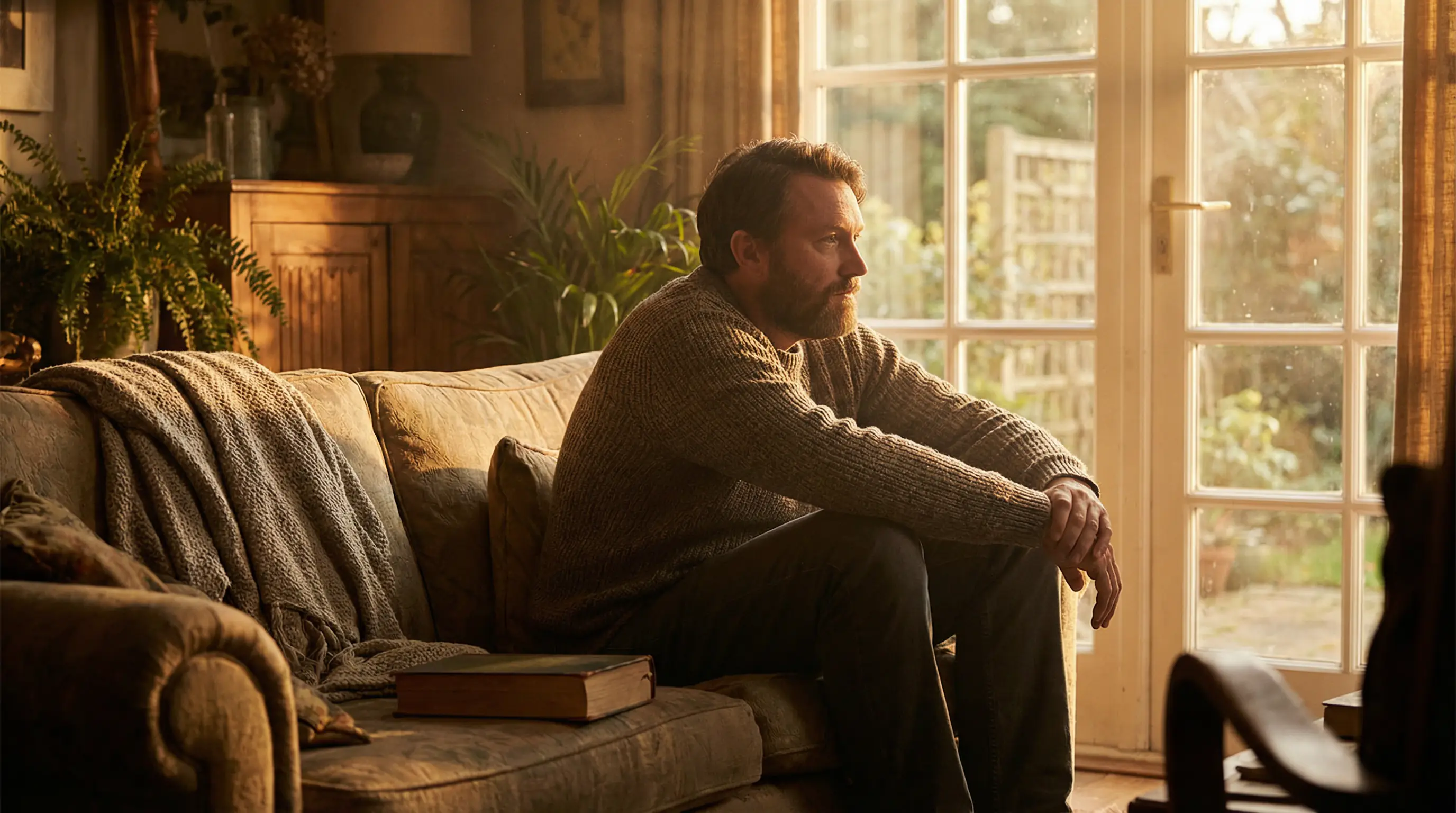 Responsible gambling self-assessment — person thoughtfully reviewing personal finances before GamStop removal